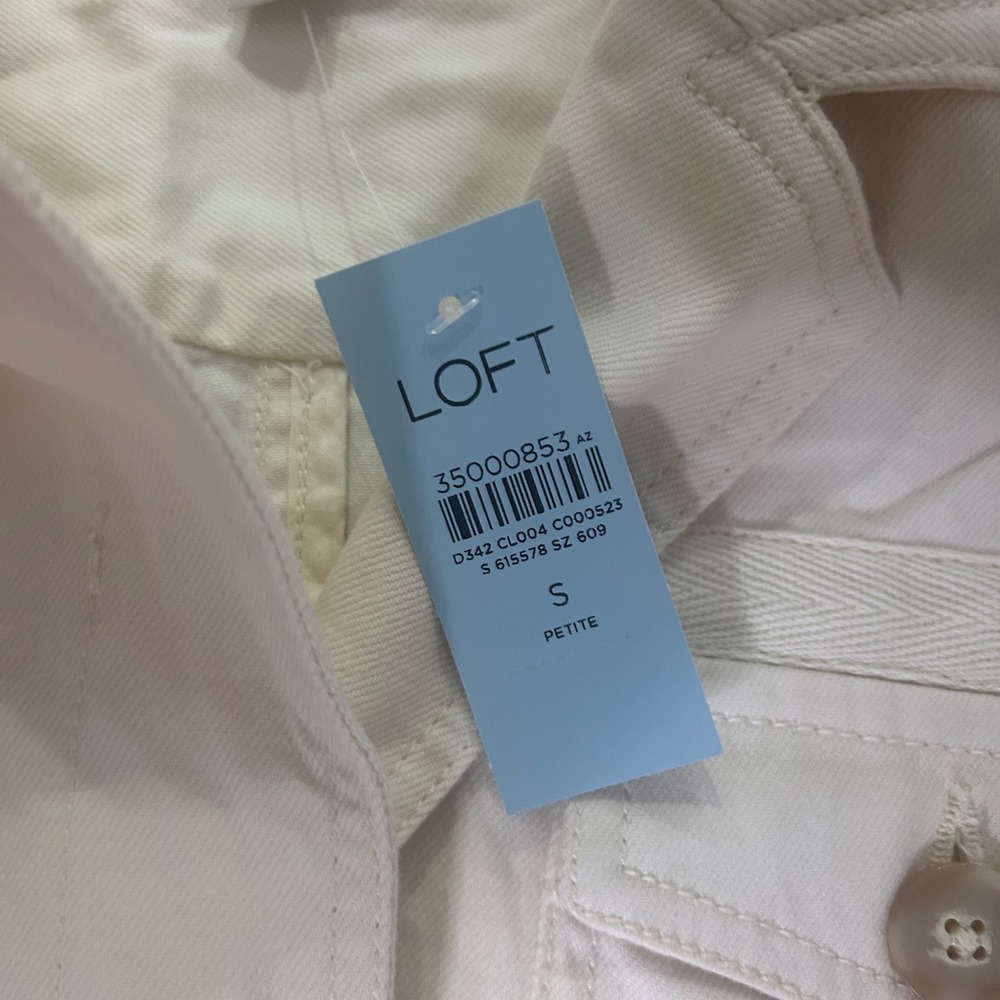 LOFT Utility Jacket Lightweight‎ Button Down Coll… - image 4